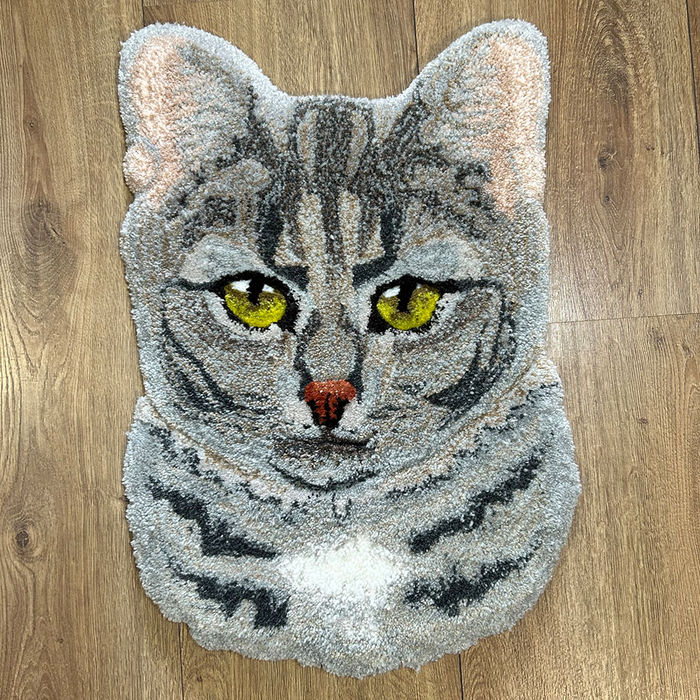 Custom Tufted Cat Rug