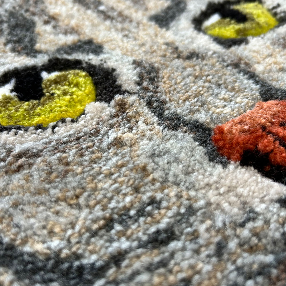 custom tufted cat rug