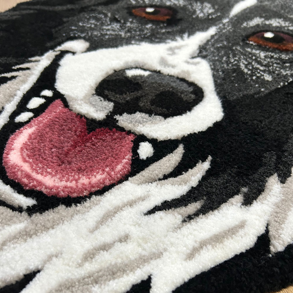 custom tufted dog rug