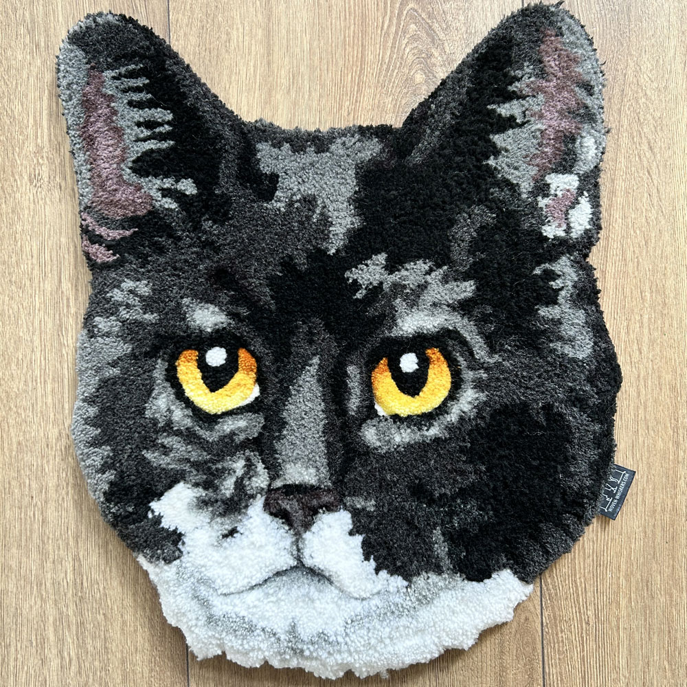 Custom Tufted Cat Rug