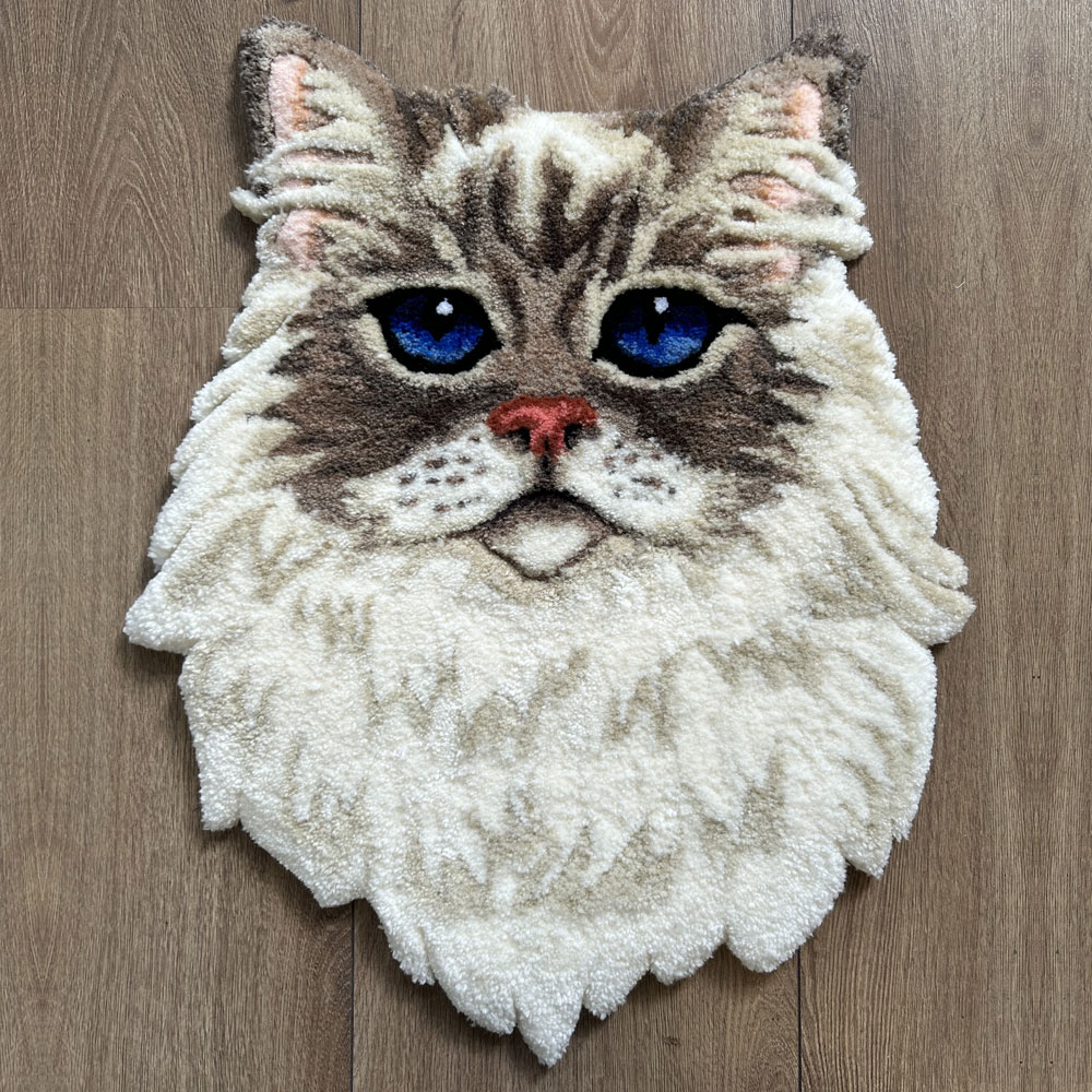 Custom Tufted Cat Rug