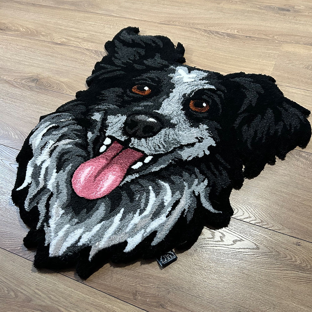 custom tufted dog rug