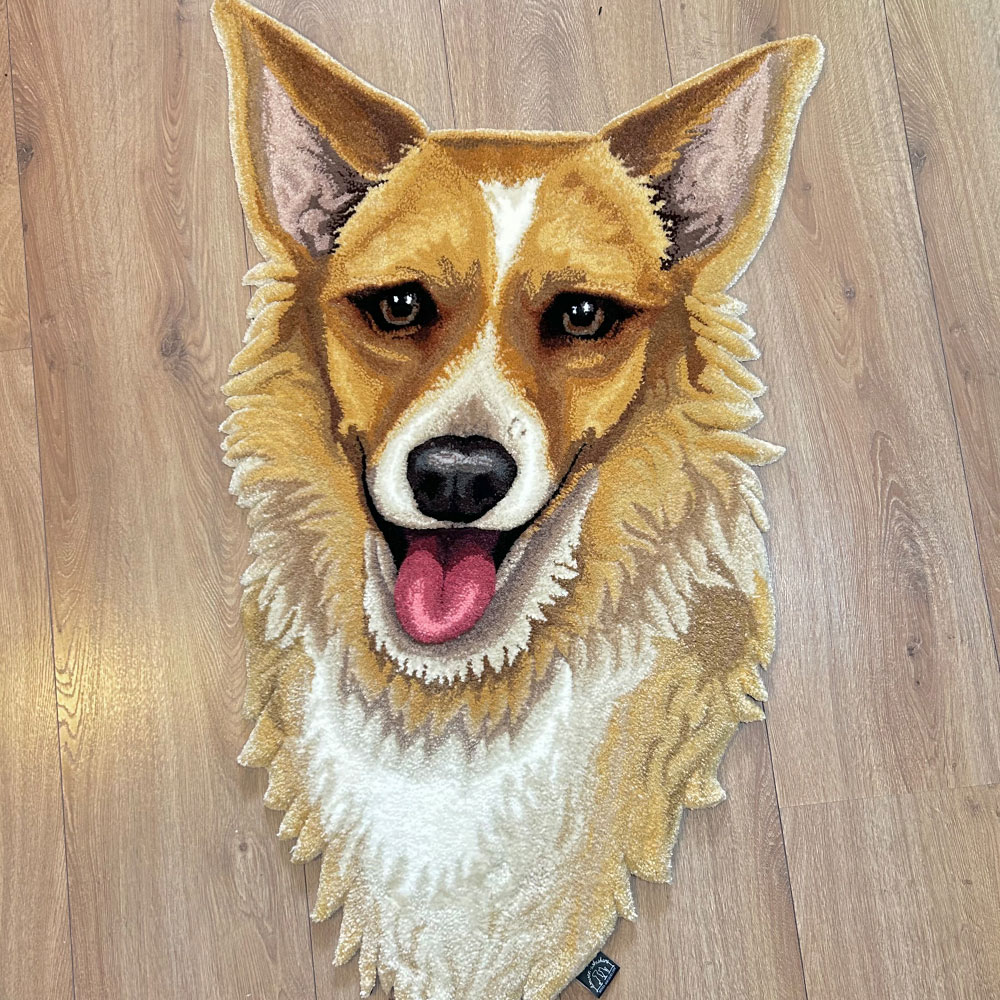 Custom Tufted Dog Rug